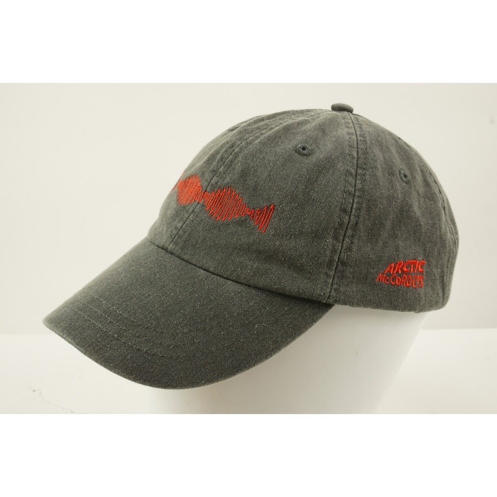 Retro Arctic Mc Mcordeys Radio Wave Music Strap Back Hat Gray Adam's Cotton